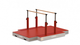 Happy Gym Parallel Bars With Mat