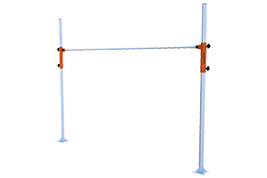 Training Adjustable High Bar 1.8m