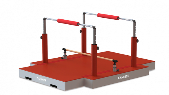 Happy Gym Flexi Bars With Mat