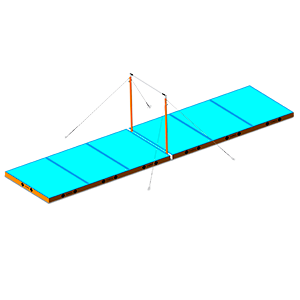 Horizontal Bar Mat Set