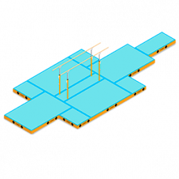 Parallel Bar Mat Set